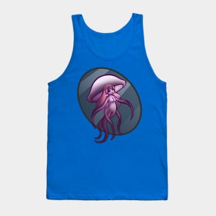 Fire Jellyfish Mermaid Tank Top